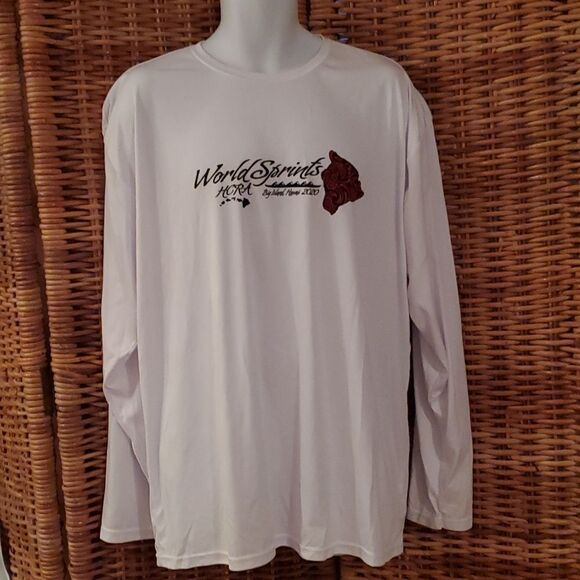 HCRA World Sprints Big Island Hawaii 2020 Paddling Outrigger Rash Gaurd 2XL - Picture 1 of 4